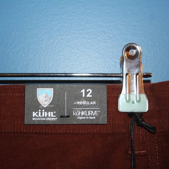 KUHL LYDIA CORD PANT RG Inseam WOMENS 12 NWT Cotton Modest - Picture 9 of 16